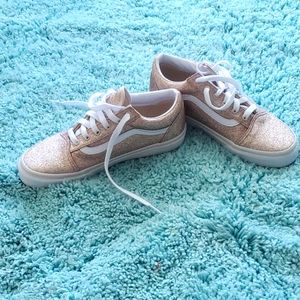 Glittery Vans Wore Once